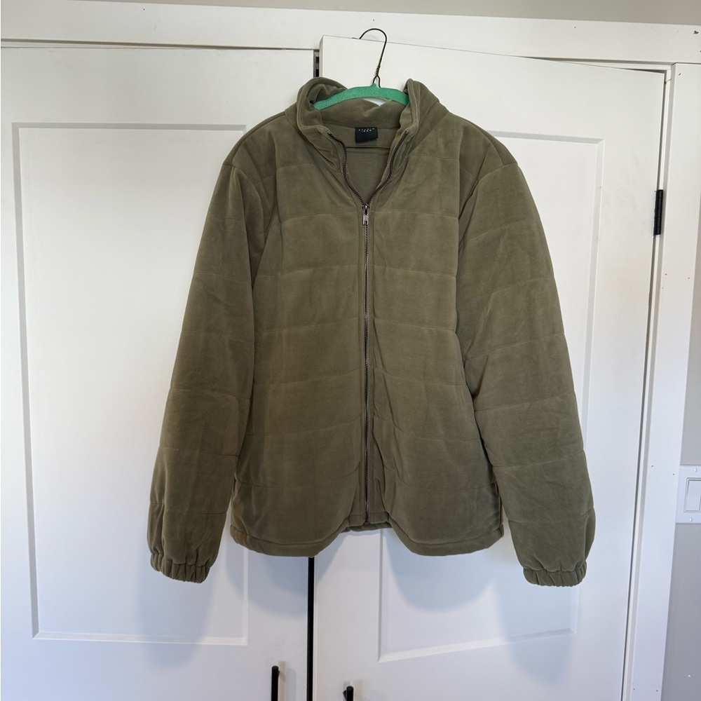 Women's Olive Bomber Jacket